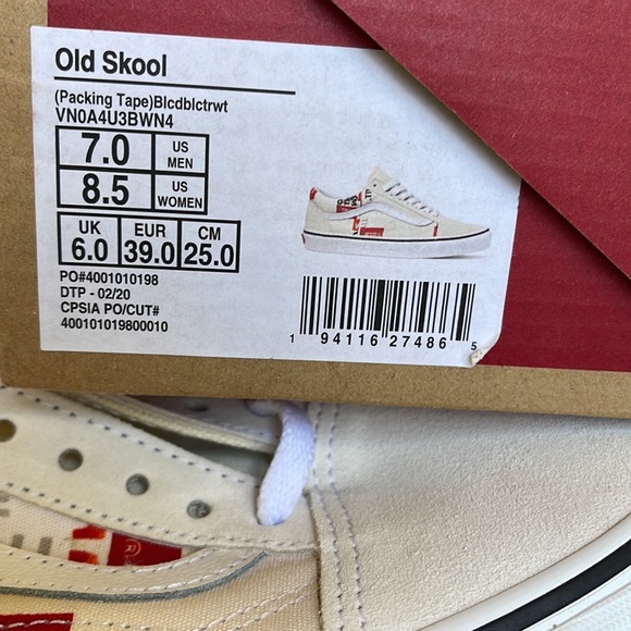 Vans Old Skool Packing Tape Blncdblnc/True White WMNS sneakers - Picture 16 of 16